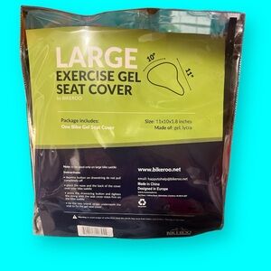 BIKEROO| LARGE EXERCISE GEL SEAT COVER